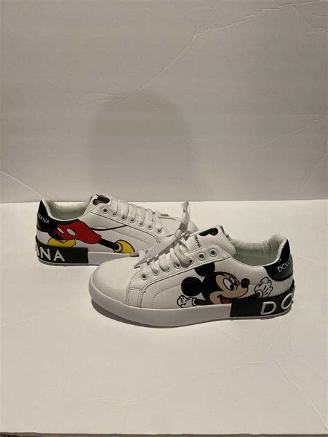 dolce gabbana mickey mouse shoes|Dolce & Gabbana cushion shoes.